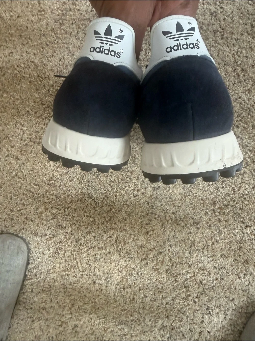 adidas TRX Vintage Men's Navy and White Sneakers